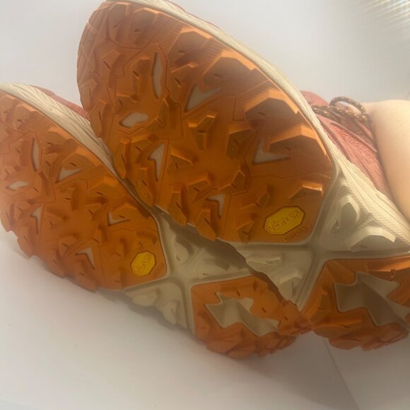 Hoka One One Kaha 2 GTX Waterproof Hiking Boot Hot Sauce / Shifting Sand 9b - Picture 8 of 12